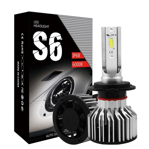 S6 CSP 7600LM LED Headlight Conversion Kit Car