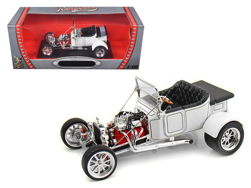 1923 Ford T-Bucket Roadster White 1/18 Diecast Model Car by Road