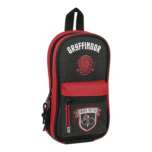 Backpack Pencil Case Harry Potter Witchcraft Black Maroon (12 x 23 x 5