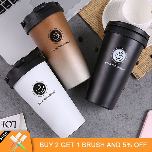 Double Wall Thermos Coffee Mugs Stainless