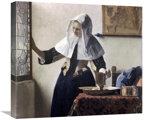 Global Gallery GCS-281426-22-142 22 in. Woman with a Water Jug - Detai