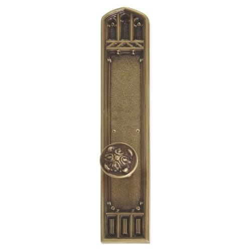 Brass Accents D04-K584D-MLT-610 Interior Door Plate Double Dummy Set -