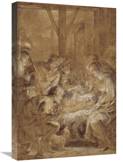 Global Gallery GCS-456776-1624-142 16 x 24 in. The Adoration of the Sh