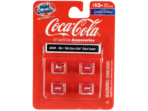 1950\'s-1960\'s \Coca-Cola\" Chest Coolers 4 piece Accessory Set for