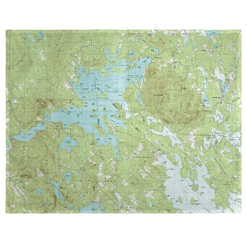 Betsy Drake PM969 14 x 18 in. Squam Lake, NH Nautical Map Place Ma