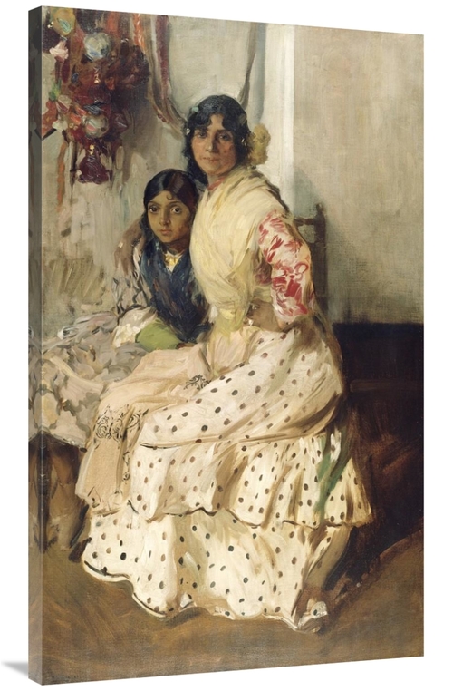 Global Gallery GCS-459657-44-142 44 in. Pepilla the Gypsy & Her Daught