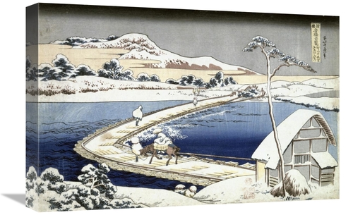 Global Gallery GCS-278008-22-142 22 in. Pontoon Bridge at Sano, Ko