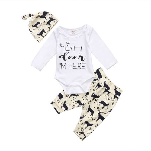 Fashion Newborn Infant Baby Boy Girl Jumpsuit