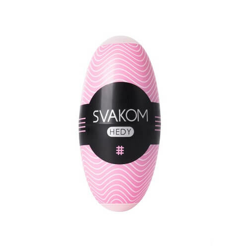 Svakom Hedy Reuseable Egg Style Male Masturbator - Pink