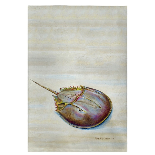 Betsy Drake GT665 Horseshoe Crab Guest Towel - 20 x 20 in.