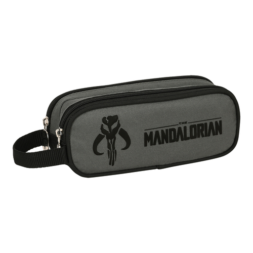 School Case The Mandalorian Black Grey (21 x 8 x 6 cm)