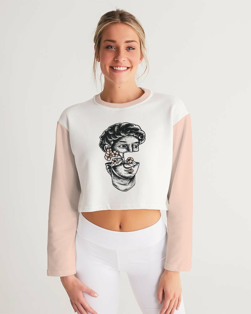 2882Sport™ Greeky Prepster Women's Cropped Sweatshirt