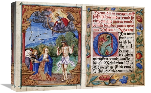 Global Gallery GCS-268018-22-142 22 in. Prayerbook Illuminated, 15