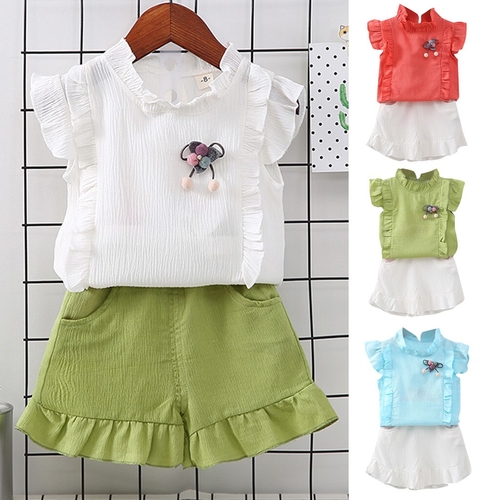 Cute Girls Summer Clothing Fresh Toddler Casual