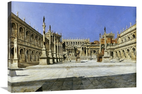 Global Gallery GCS-266492-30-142 30 in. The Roman Forum Art Print - Jo