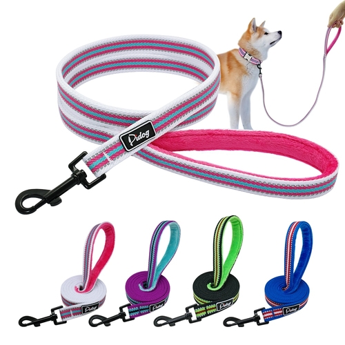 Reflective Dog Leash Soft Nylon Strip Pet Puppy