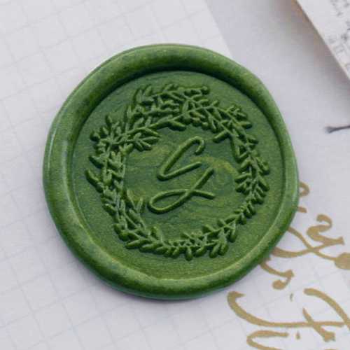 Personalized Monogram Calligraphy Wedding Invitation Letter