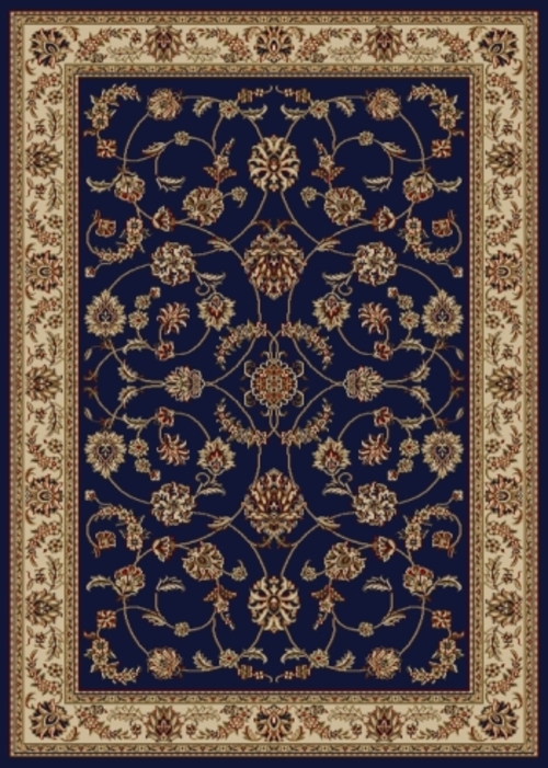 1596-1355-NAVY Como Rectangular Navy Traditional Italy Area Rug, 5