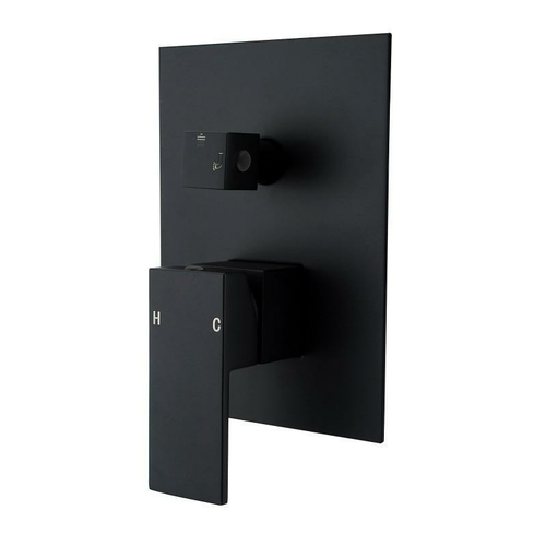 Ottimo Nero Black Shower/Bath Mixer Diverter