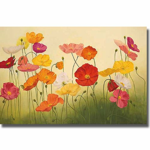 Artistic Home Gallery 2436R384IG Sunlit Poppies by Janelle Kroner Prem