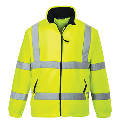 Portwest UF300 Medium Hi-Visibility Mesh Lined Fleece Sweatshirt, 