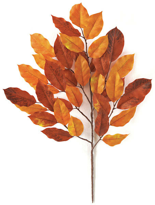 Autograph Foliages PR-1622 27 in. FR Chinese Banyan, Orange