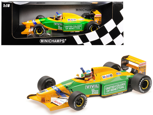 Benetton Ford B192 #19 Michael Schumacher 1st GP Victory Spa (1992)