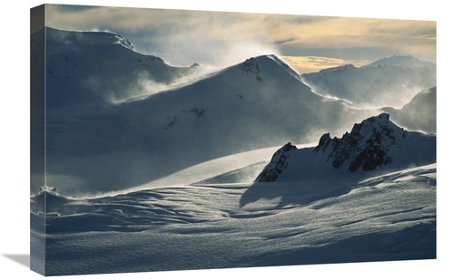 Global Gallery GCS-453401-1624-142 16 x 24 in. Windblown Snow At Dawn 
