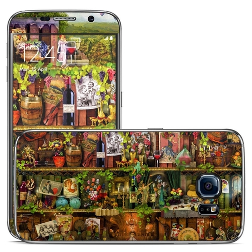 DecalGirl SGS6-WINESHELF Samsung Galaxy S6 Skin - Wine Shelf