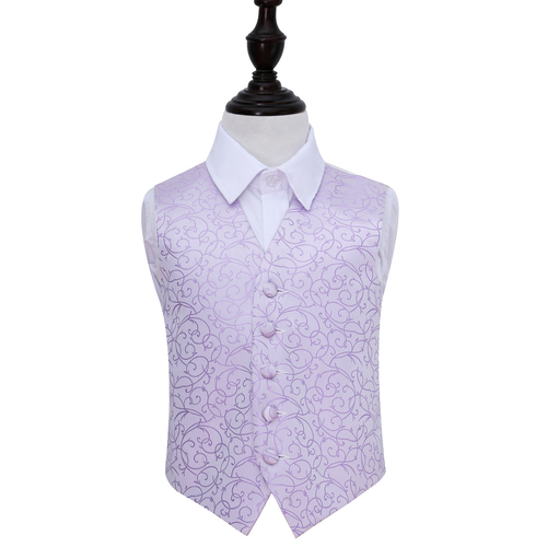 Swirl Waistcoat - Boys - Lilac, 30'