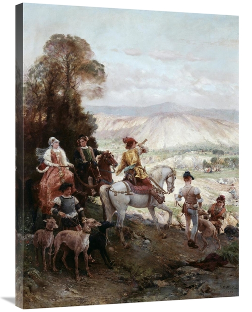 Global Gallery GCS-277393-36-142 36 in. Hunting Party Art Print - Cesa