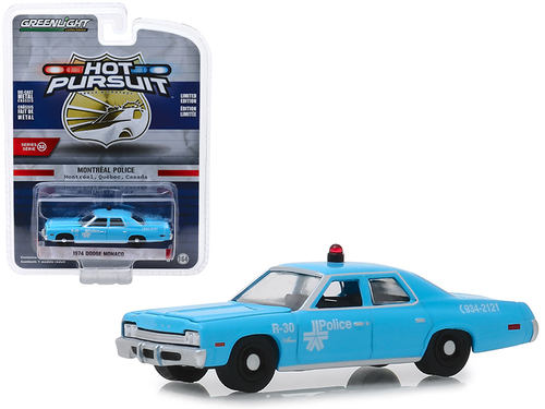1974 Dodge Monaco \Montreal Police\" (Canada) Light Blue \"Hot