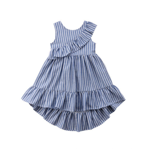 Toddler Kids Baby Girls Stripes Princess