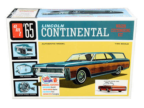 Skill 2 Model Kit 1965 Lincoln Continental 3 in 1 Kit 1/25 Scale Model