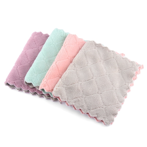 1/5PCS Kitchen Dish Clean Cloths Super Absorbent