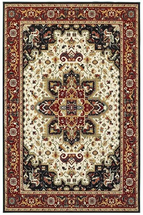 Oriental Weavers K096W1240330ST 7 ft. 10 in. x 10 ft. 10 in. Kashan Tr