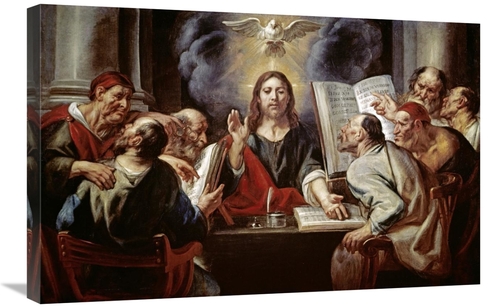 Global Gallery GCS-278087-30-142 30 in. Christ Disputing with the Phar