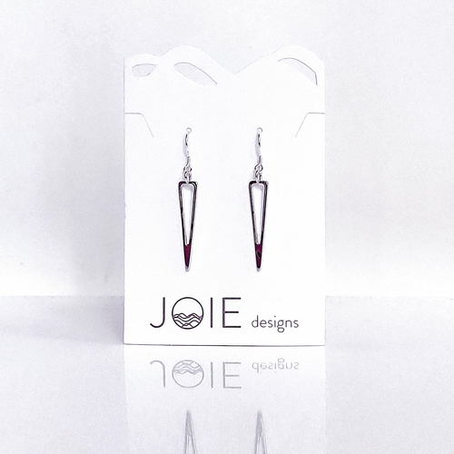 Icicle - Minimalist Triangle Earrings