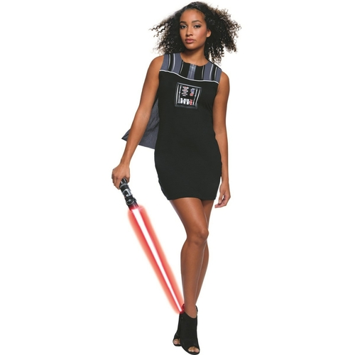 Rubies 284174 Halloween Star Wars Womens Darth Vader Rhinestone Costum