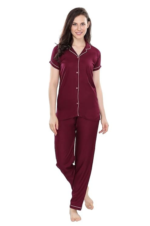 night suits in various  sizes and designs  MAROON S