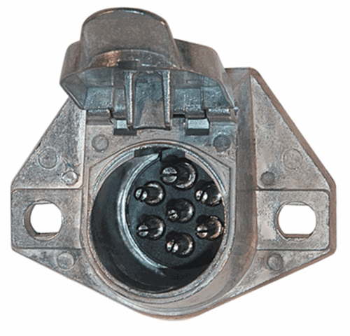 Husky Towing HUS-30465 7 Pole Round Metal Car End
