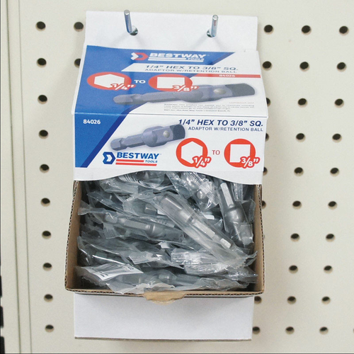 Best Way Tools 2601649 0.25 x 2.5 in. Square Carbon Steel Screwdriver 