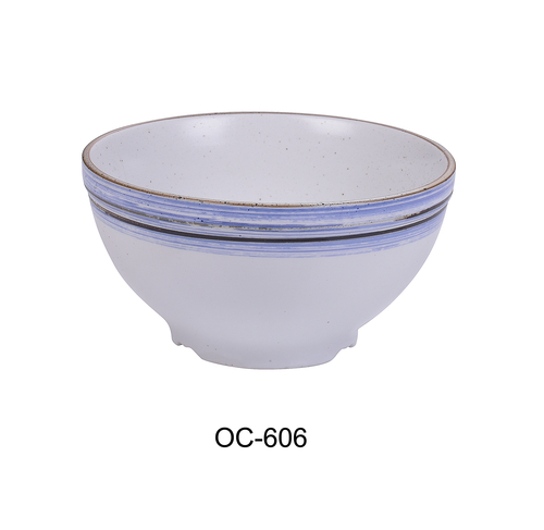 Yanco OC-606 Ocean 6 1/4" X 3 1/4"H RAMEN BOWL 22 OZ