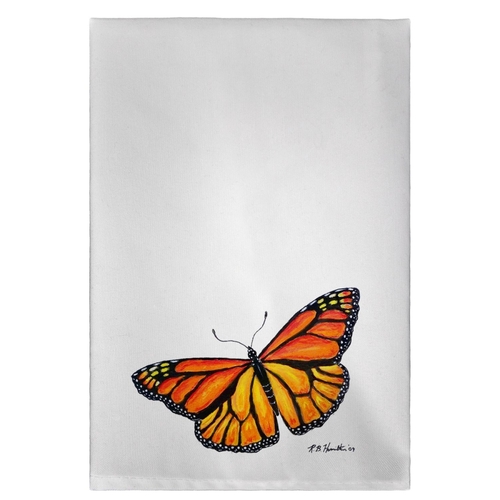 Betsy Drake GT346 Spreadwing Monarch Guest Towel - 20 x 20 in.