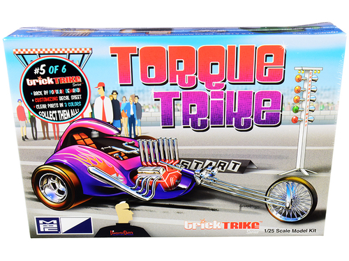 Skill 2 Model Kit Torque Trike \Trick Trikes\" Series 1/25 Scale Model
