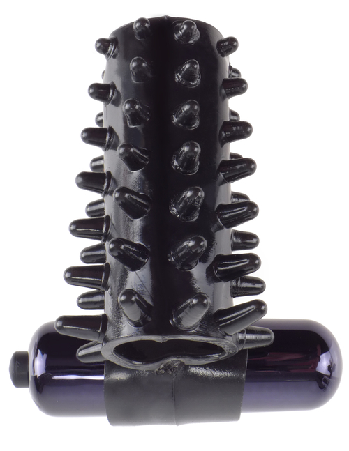 Fantasy C-Ringz Vibrating Super Sleeve Black