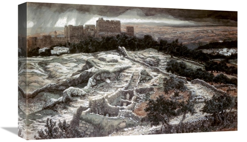 Global Gallery GCS-280482-22-142 22 in. Restoration of Calvary From th