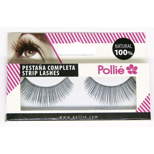 False Eyelashes Eurostil Pollié 10 Black