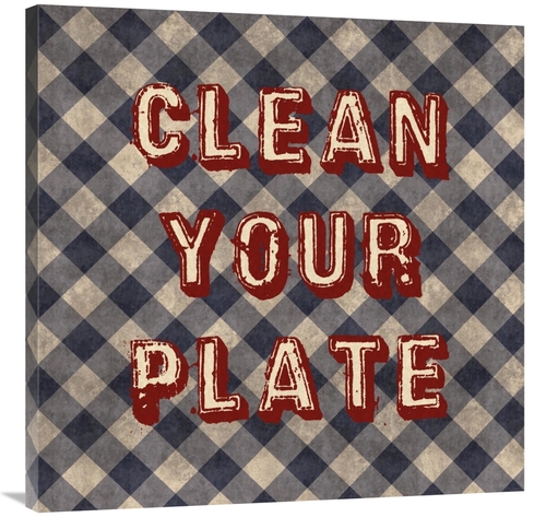 Global Gallery GCS-394023-3636-142 36 x 36 in. Clean Your Plate Art Pr