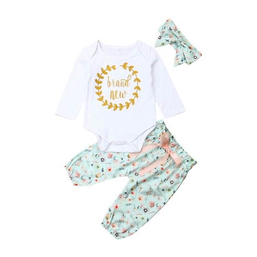 Pudcoco Autumn Newborn kids Baby Girl Clothes Long